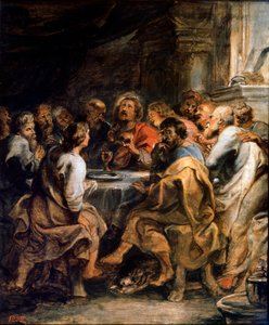 Den sista måltiden, c1630-1631. av Peter Paul Rubens
