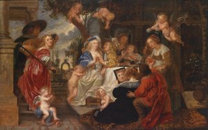 Kärleksträdgården av Peter Paul, Rubens