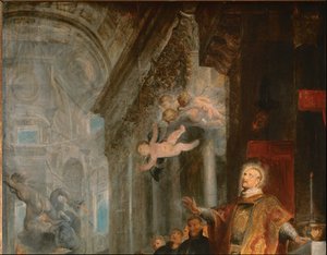 Miraklet med den helige Ignatius Loyola av Peter Paul Rubens