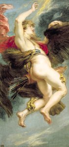 The Rape of Ganymede, c.1636-38 (olja på duk) av Peter Paul Rubens