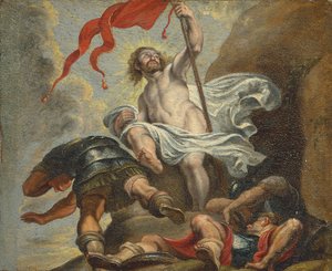 Kristi uppståndelse, efter 1620 av Peter Paul Rubens
