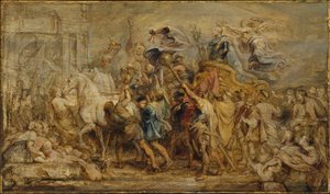 Henrik IV:s triumf av Peter Paul Rubens