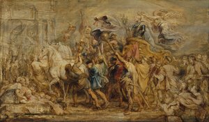 Henrik IV:s triumf, ca. 1630. av Peter Paul Rubens