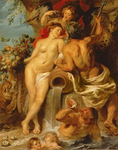 The Union of Earth and Water, c.1618 (olja på duk) av Peter Paul Rubens