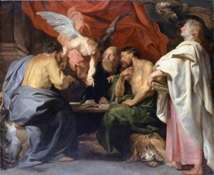 De fyra evangelisterna av Peter Paul Rubens