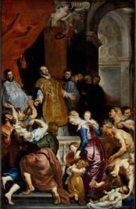 Mirakel av Saint Ignatius av Loyola. Målning av Pierre Paul (Pierre-Paul) Rubens (eller Peter Paul eller Petrus Paulus) (1577-1640) av Peter Paul Rubens