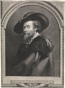 Målaren Peter Paul Rubens (gravyr) av Peter Paul Rubens