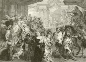 Våldtäkten på sabinerna av Peter Paul Rubens