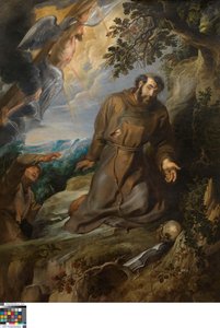 Stigmatiseringen av den helige Franciskus av Assisi av Peter Paul Rubens
