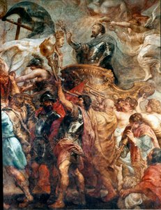 Merovingerkonst: prästerlig klädsel av Saint Bathilde (eller Batilde, Bathylle, Beaudour) (626-680) Drottning av francen och hustru till Clovis II, sedan nunnor i klostret Chelles. Chelles. Musee Alfred Bonno av Peter Paul Rubens