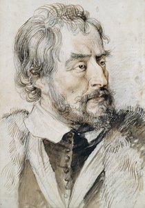 Thomas Howard (1585-1646) 2nd Earl of Arundel (penna, penna och bläck och tvätt på papper) av Peter Paul Rubens