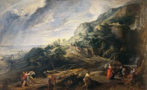 Ulysses på Phaeacians ön av Peter Paul Rubens