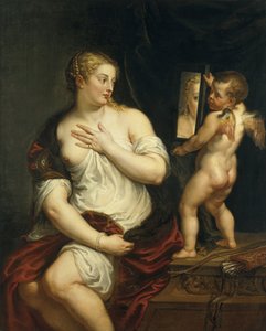 Venus och Cupido av Peter Paul Rubens
