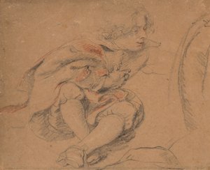 Sittande ung man av Peter Paul Rubens