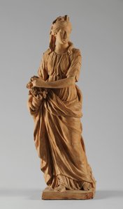 Maquette för en figur av överflöd