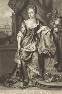 Christine Charlotte av Württemberg 1645-1699, prinsessa av Östfrisland, ca 1699. av Peter Schenk