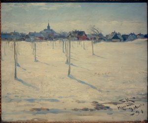 Hornbaek im Winter av Peder Severin Krøyer
