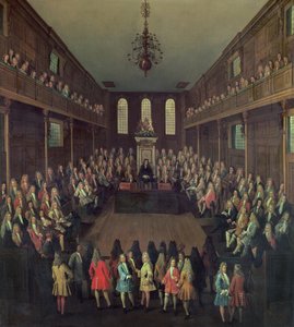 Underhuset i session, 1710
