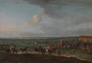 Den runda banan på Newmarket, Cambridgeshire, förbereder sig för King