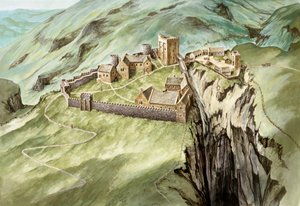 Peveril Castle, 1300-talet, c1990-2010
