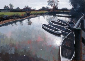 Barcombe Mills, Sussex, 2007 (olja på duk)
