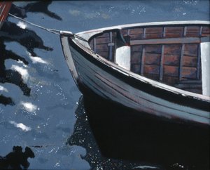 Dockside: Stockholm, 2004 (oil on canvas)