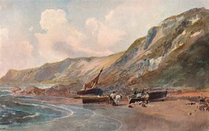 Kustscenen, c1819 av Peter de Wint