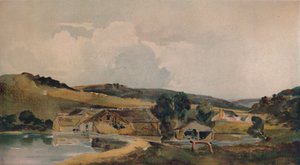 The Mill Stream, 1800-talet, 1935 av Peter de Wint