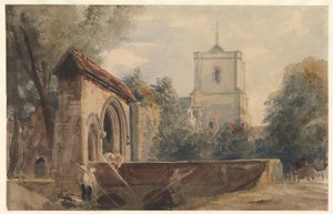 Waltham Abbey, Essex av Peter de Wint