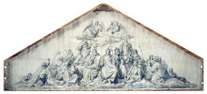 Kristendomens spridare, de heliga kungarna och jungfrurna av Peter von Cornelius