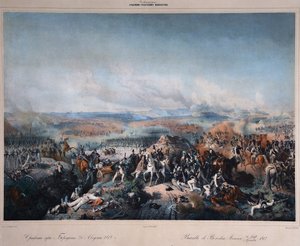 Napoleonkriget - rysk kampanj 1812: Slaget vid Borodino (eller slaget vid Moskva) mellan Frankrike och Ryssland, 7 september 1812 (Slaget vid Borodino den 26 augusti