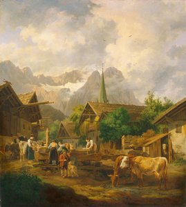 Morgon i Partenkirchen, 1819