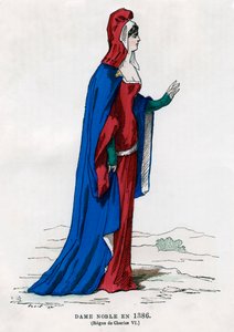 Adelskvinna under Karl VI av Frankrike, 1386 1882-1884