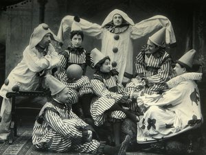 Teaterkomposition. Platinotypie av Pyotr Petrovich Pavlov (1860-1925) av Petr Petrovich Pavlov