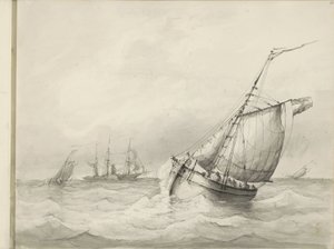 Segelfartyg till havs