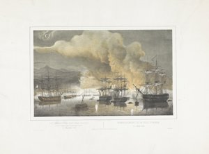 Bombardement av Alger, 1816 Beskjutningen av staden Alger av en enad anglo-holländsk skvadron 27 augusti 1816 / Bombardement de la ville d