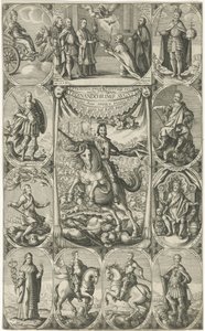 Allegorisk framställning av kejsar Ferdinand III av Petrus Rucholle