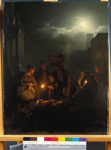 Nattmarknad i Antwerpen