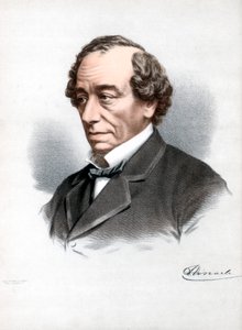 Benjamin Disraeli, 1:e earl av Beaconsfield, brittisk konservativ statsman, c1890.