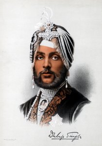 Duleep Singh, sikhisk härskare, c1890. av Petter and Galpin Cassell