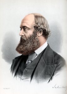 Robert Gascoyne-Cecil, 3:e markis av Salisbury, brittisk statsman och premiärminister, c1890. av Petter and Galpin Cassell