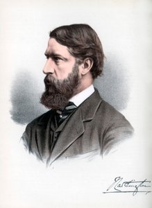Spencer Compton Cavendish, markis av Hartington, brittisk liberal statsman, c1890. av Petter and Galpin Cassell
