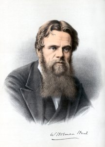 William Holman Hunt, brittisk målare, c1890.