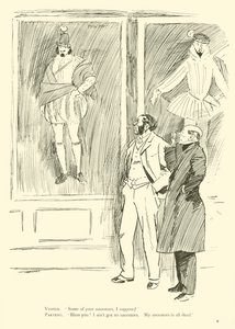 Tecknad film av Phil May, från 1890-talet (litho) av Phil May