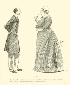 Tecknad film av Phil May, från 1890-talet (litho) av Phil May