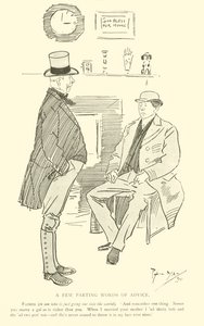 Tecknad film av Phil May, från 1890-talet (litho) av Phil May