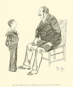 Tecknad film av Phil May, från 1890-talet (litho) av Phil May