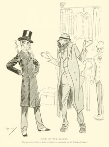 Tecknad film av Phil May, från 1890-talet (litho) av Phil May