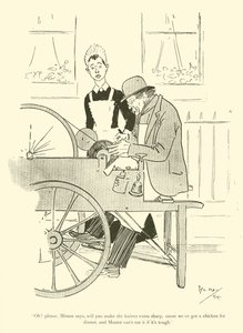Tecknad film av Phil May, från 1890-talet (litho) av Phil May