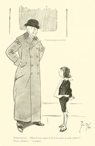 Tecknad film av Phil May, från 1890-talet (litho) av Phil May